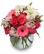 Floral Attraction Vase of Flowers - Hand Delivered by Your Florist - Dragonfly Flowers