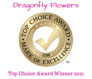 Winnipeg Florist Top Choice Award 2015 - Dragonfly Flowers